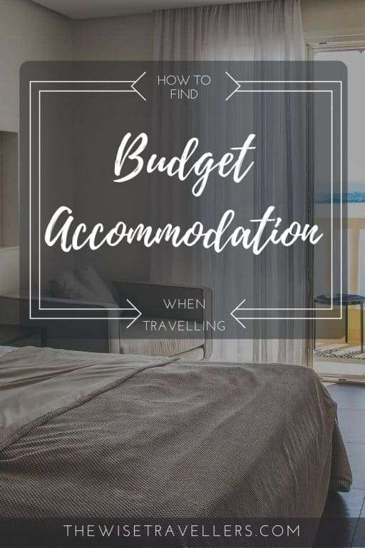 Pinterest find budget accommodation
