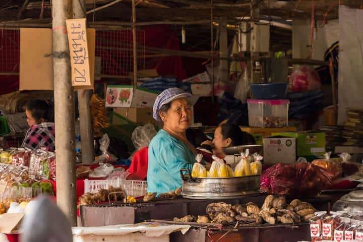 day trip from chiang mai local market